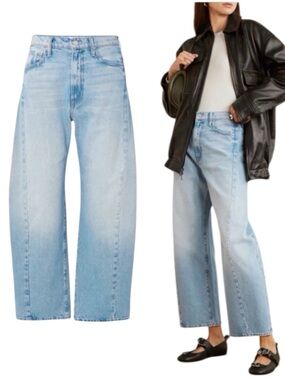 MOTHER SUPERIOR Jeans Half-Pipe Ankle This Is How I Roll Blue Size 29